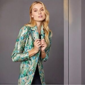 Silk Blue and Green Blend Floral
Blazer, NWT, Size 2
$144$395